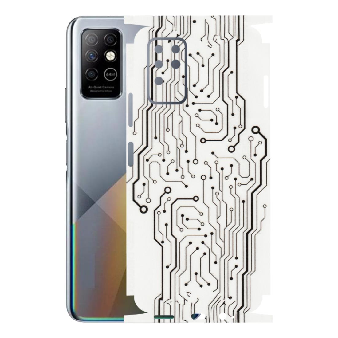 INFINIX Phone Skins (All Models) - Tech Circuits - Transparent Finish (T-03) Infinix Note 8