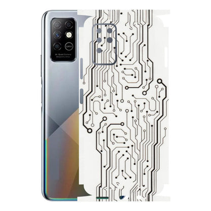 INFINIX Phone Skins (All Models) - Tech Circuits - Transparent Finish (T-03) Infinix Note 8