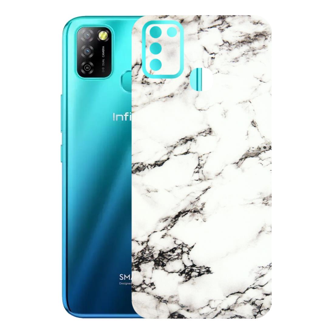 INFINIX Phone Skins (All Models) - Black and White Marble Texture - 3D Embossed Finish (L-124) Infinix Smart 5A