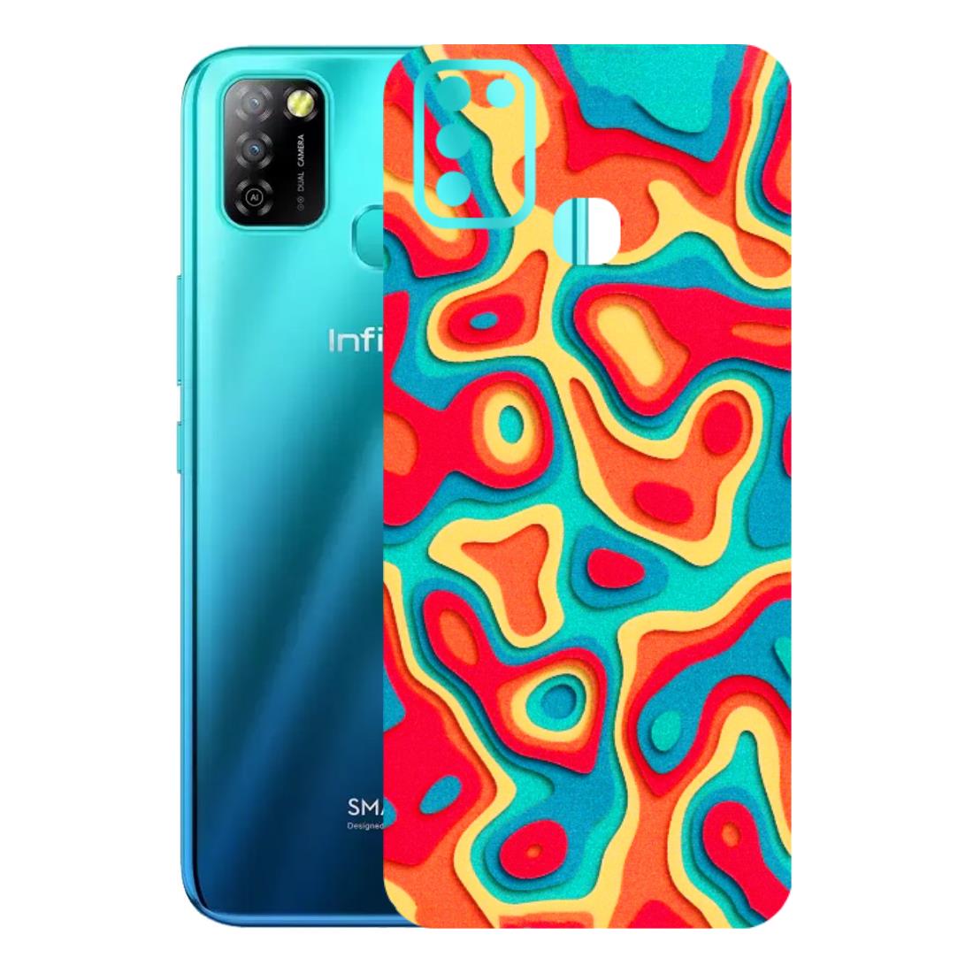INFINIX Phone Skins (All Models) - Abstract Swirl - 3D Embossed Finish (L-150) Infinix Smart 5A