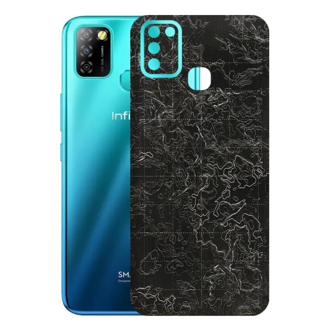 INFINIX Phone Skins (All Models) - Black map Texture - 3D Embossed Finish (L-201) Infinix Smart 5A