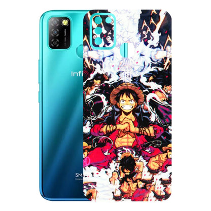 INFINIX Phone Skins (All Models) - Luffy Anime Character - 3D Embossed Finish (L-203) Infinix Smart 5A