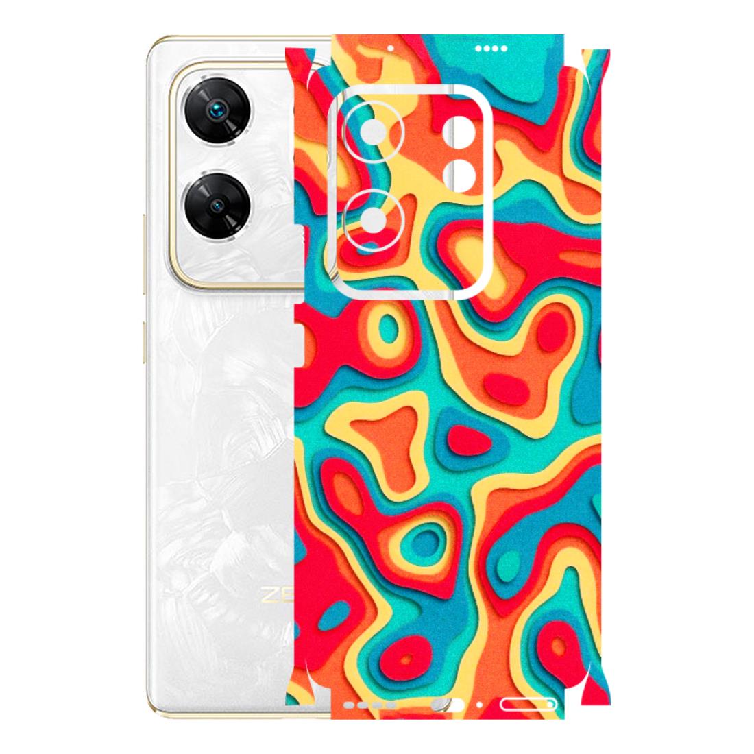 INFINIX Phone Skins (All Models) - Abstract Swirl - 3D Embossed Finish (L-150) Infinix Zero 30 4G