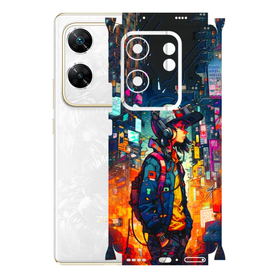 INFINIX Phone Skins (All Models) - Street Anime Guy - 3D Embossed Finish (L-158) Infinix Zero 30 4G
