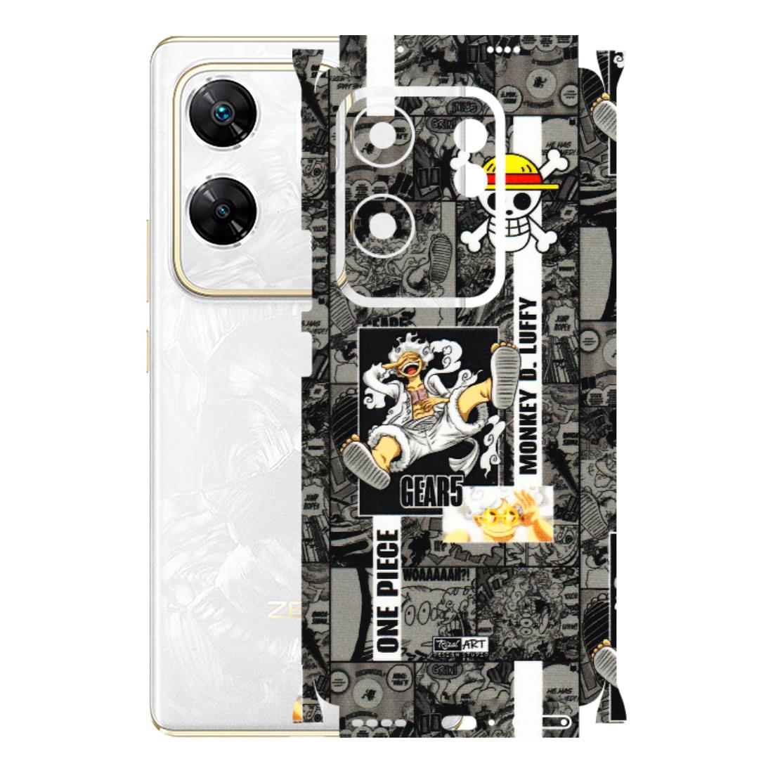 INFINIX Phone Skins (All Models) - Cuffy Anime MonkeyCamic - 3D Embossed Finish (L-242) Infinix Zero 30 4G
