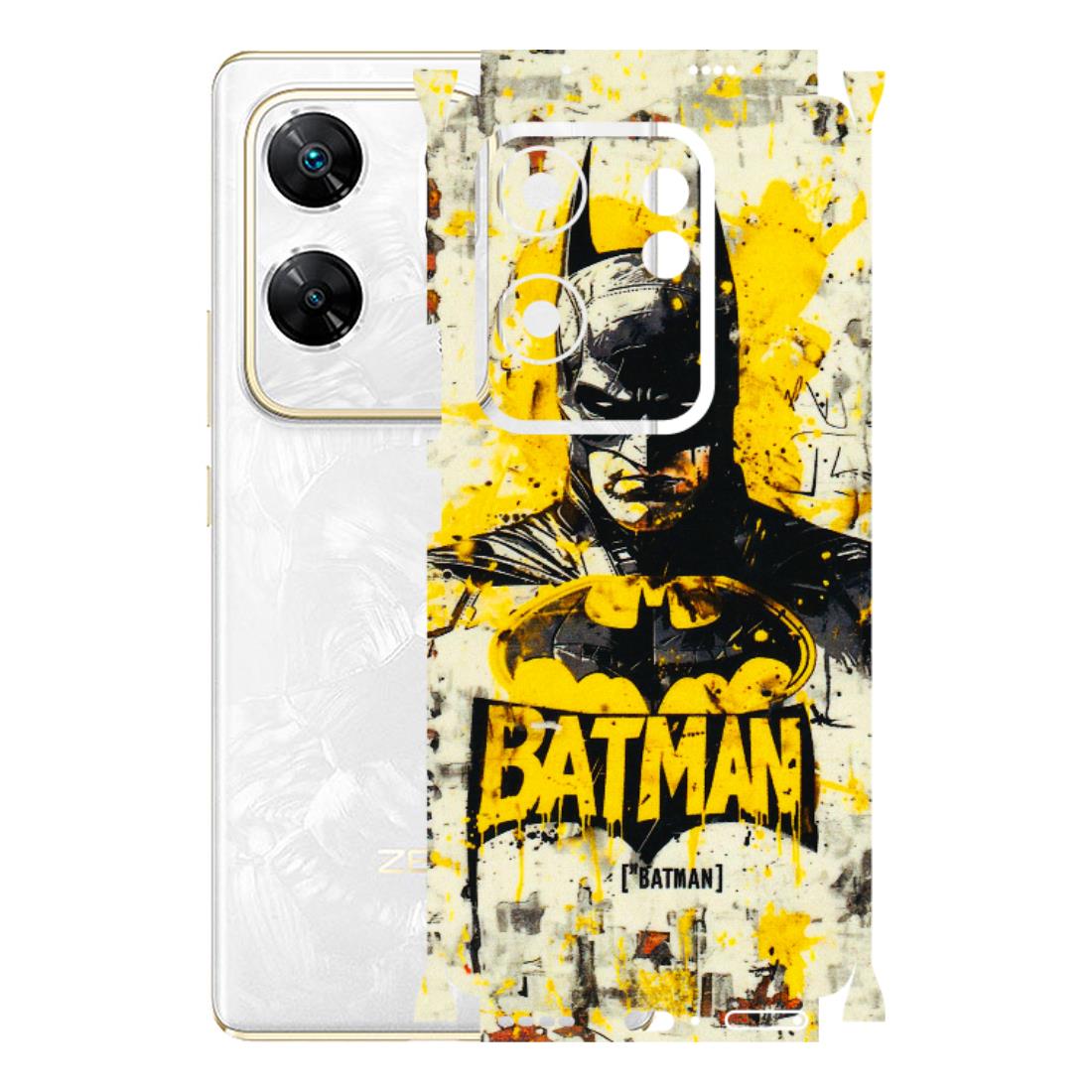 INFINIX Phone Skins (All Models) - Batman Yellow BT - 3D Embossed Finish (L-304) Infinix Zero 30 4G