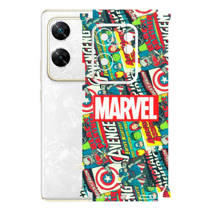 INFINIX Phone Skins (All Models) - Marvel Comic Lover - Matte Finish (M-30) Infinix Zero 30 4G