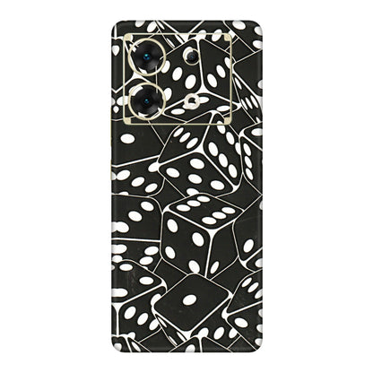 INFINIX Phone Skins (All Models) - Big Black Dices - 3D Embossed Finish (L-106) Infinix Zero 30 (5G)