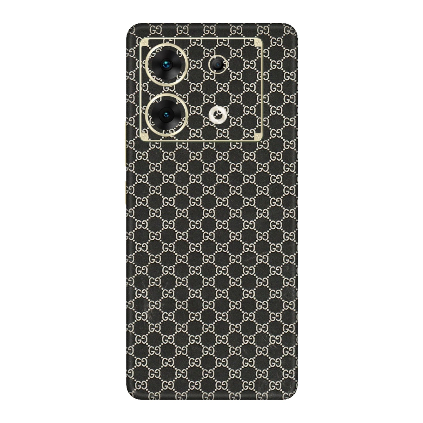 INFINIX Phone Skins (All Models) - Black G Print - 3D Embossed Finish (L-109) Infinix Zero 30 (5G)