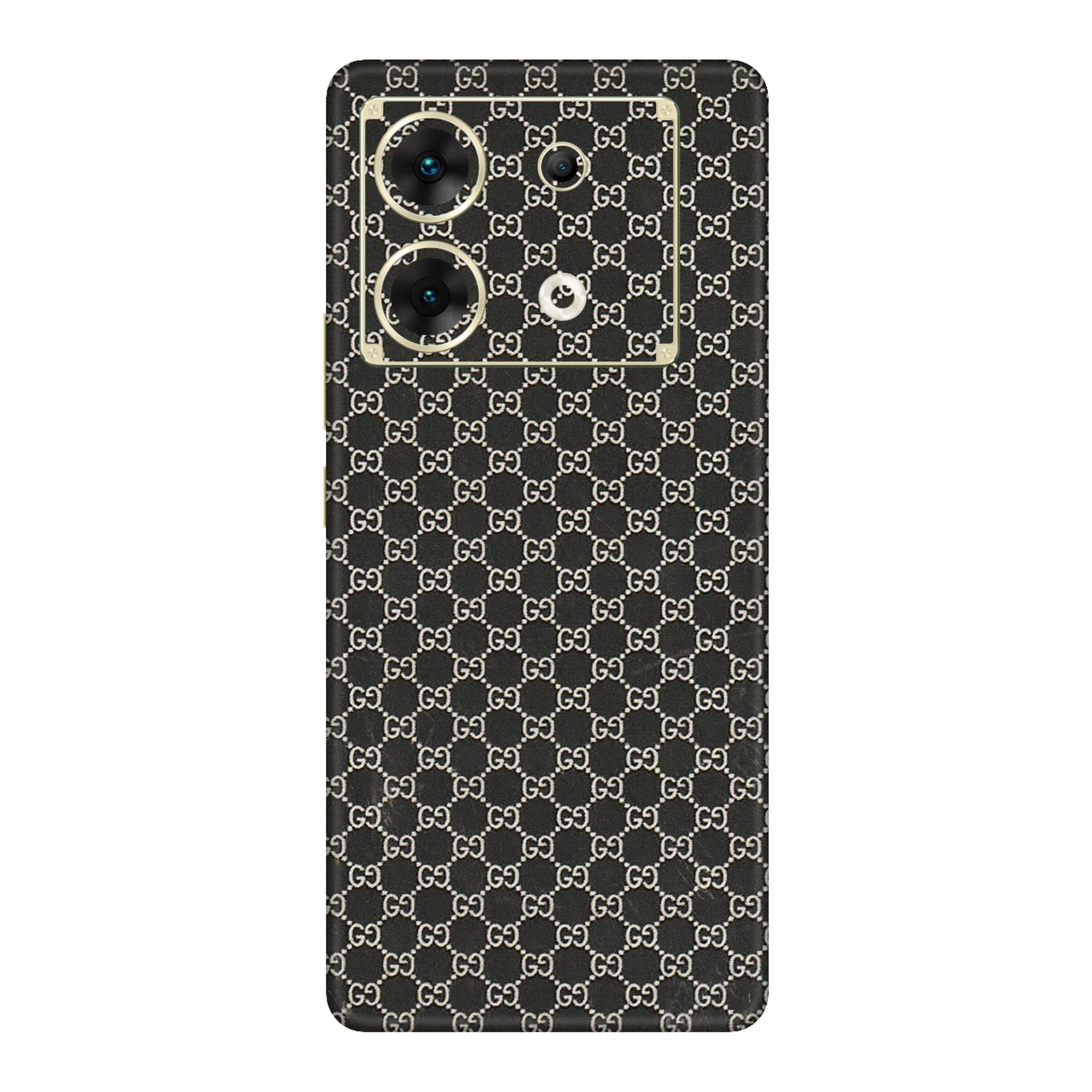 INFINIX Phone Skins (All Models) - Black G Print - 3D Embossed Finish (L-109) Infinix Zero 30 (5G)