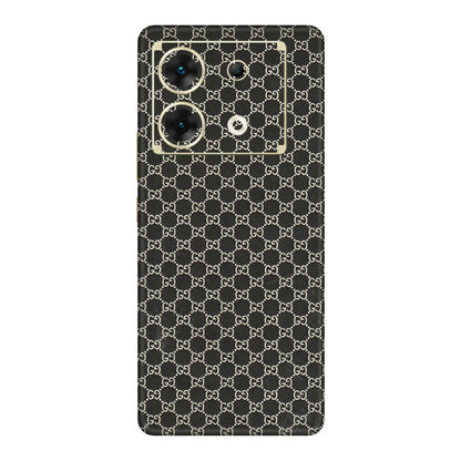 INFINIX Phone Skins (All Models) - Black G Print - 3D Embossed Finish (L-109) Infinix Zero 30 (5G)