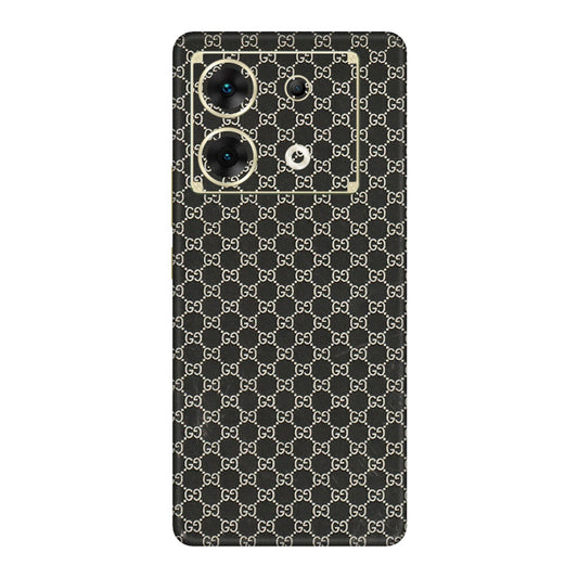 INFINIX Phone Skins (All Models) - Black G Print - 3D Embossed Finish (L-109) Infinix Zero 30 (5G)
