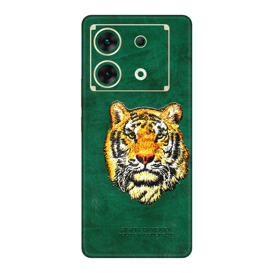 INFINIX Phone Skins (All Models) - Leather Feel Tiger - 3D Embossed Finish (L-111) Infinix Zero 30 (5G)