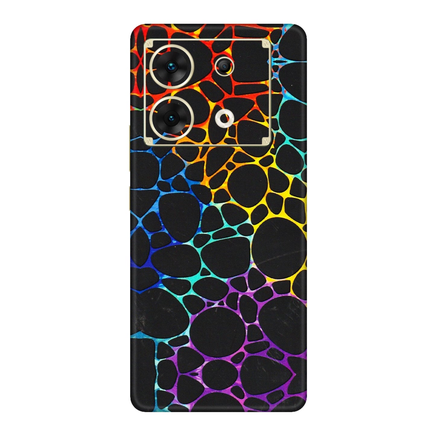 INFINIX Phone Skins (All Models) - Abstract Art MultiColour - 3D Embossed Finish (L-133) Infinix Zero 30 (5G)