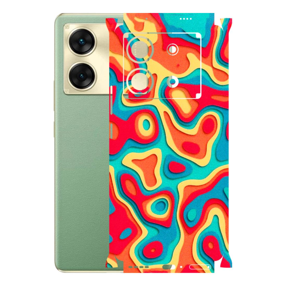 INFINIX Phone Skins (All Models) - Abstract Swirl - 3D Embossed Finish (L-150) Infinix Zero 30 (5G)