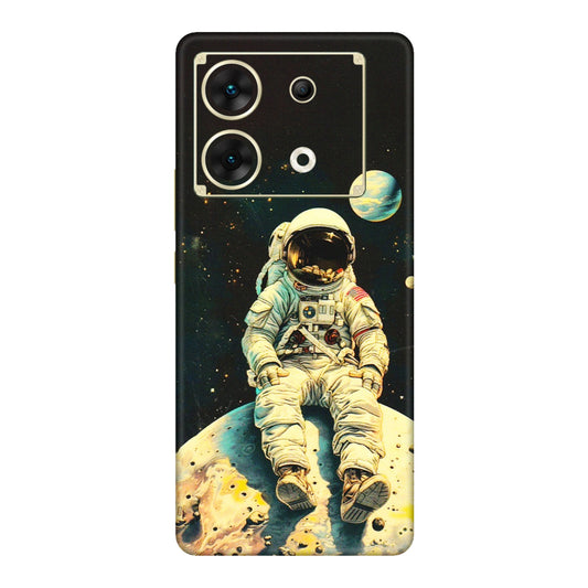 INFINIX Phone Skins (All Models) - Astronaut in Space - 3D Embossed Finish (L-16) Infinix Zero 30 (5G)