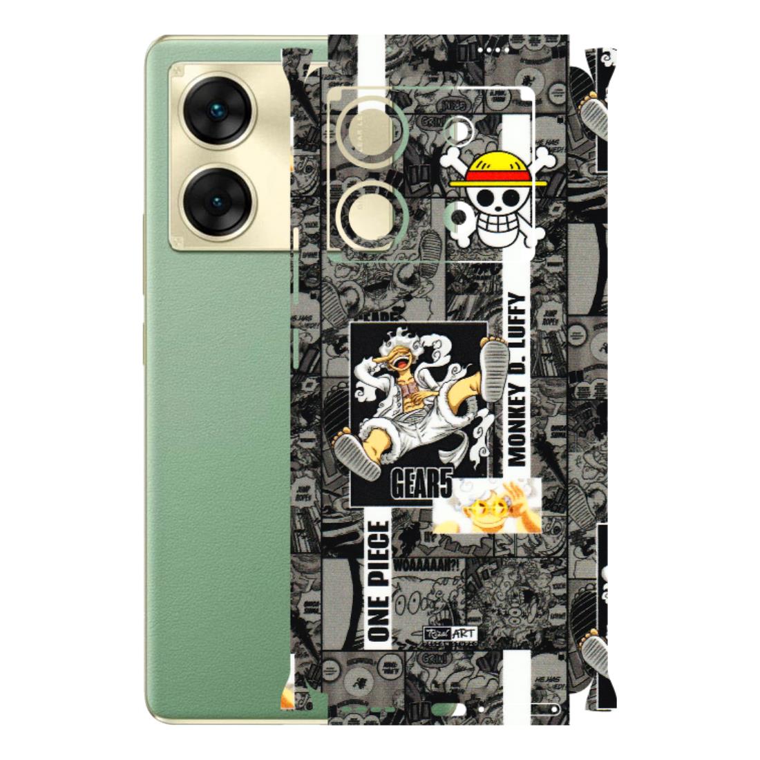 INFINIX Phone Skins (All Models) - Cuffy Anime MonkeyCamic - 3D Embossed Finish (L-242) Infinix Zero 30 (5G)