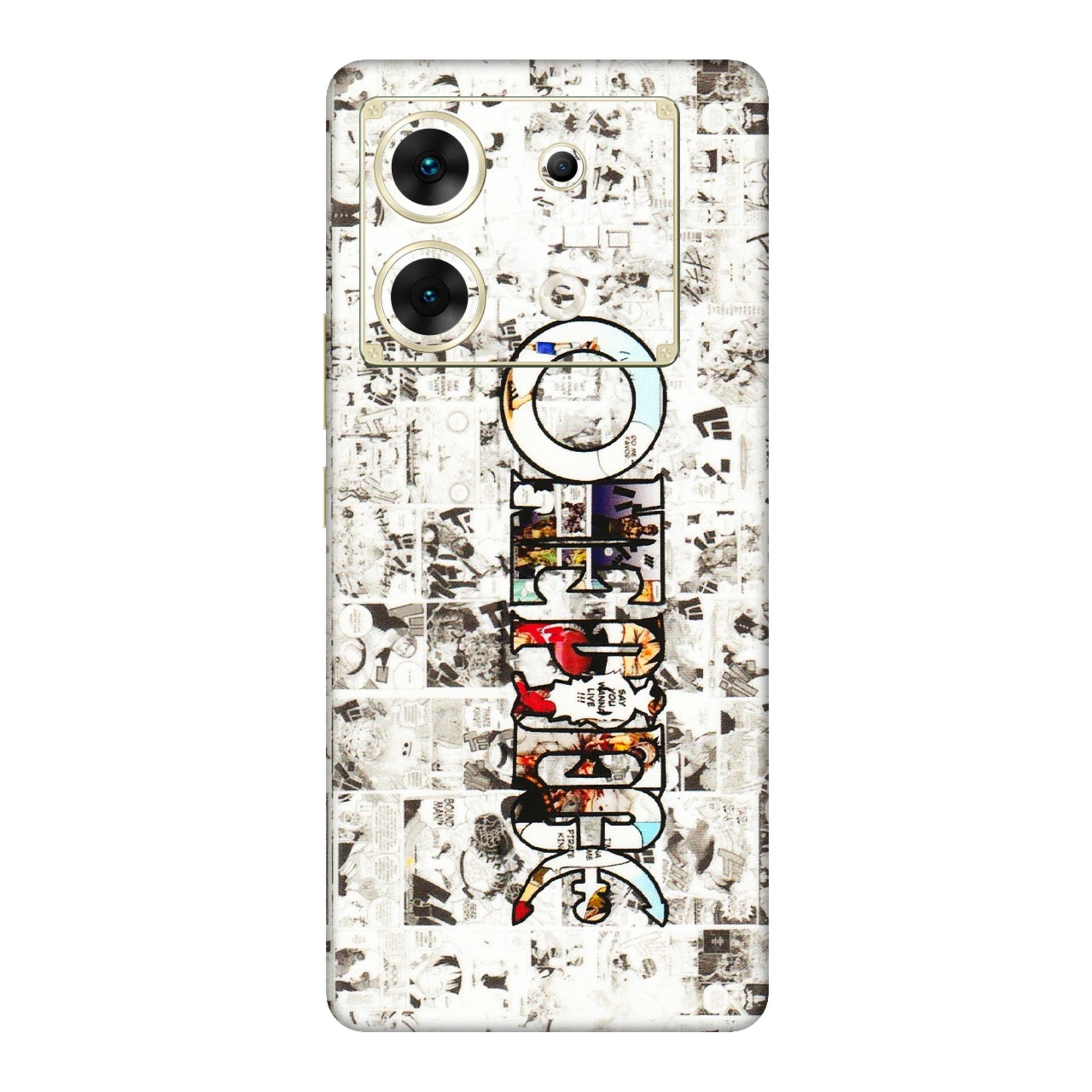 INFINIX Phone Skins (All Models) - One Piece Manga - 3D Embossed Finish (L-26) Infinix Zero 30 (5G)