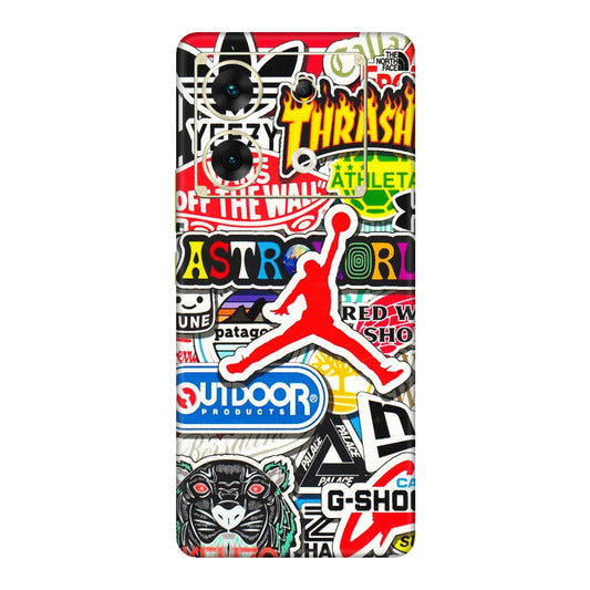 INFINIX Phone Skins (All Models) - Multi Brands Sticker Graffiti - 3D Embossed Finish (L-37) Infinix Zero 30 (5G)