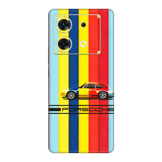 INFINIX Phone Skins (All Models) - Multicolour Porche - 3D Embossed Finish (L-39) Infinix Zero 30 (5G)
