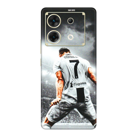 INFINIX Phone Skins (All Models) - Ronaldo CR7 Crazy - 3D Embossed Finish (L-44) Infinix Zero 30 (5G)
