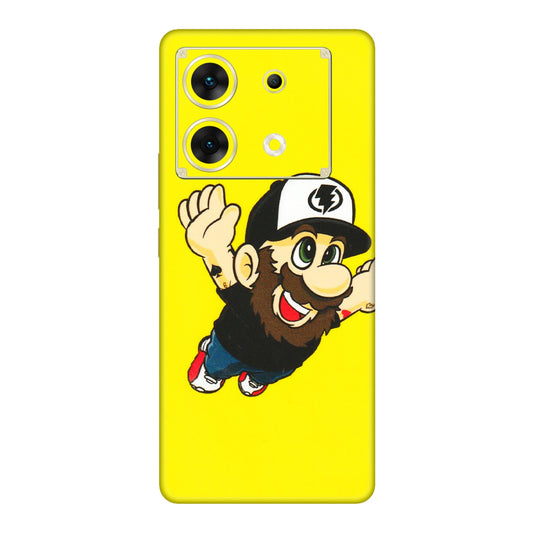 INFINIX Phone Skins (All Models) - Flying Beardo - 3D Embossed Finish (L-60) Infinix Zero 30 (5G)