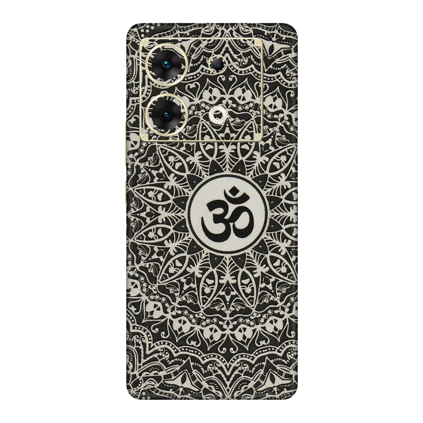 INFINIX Phone Skins (All Models) - Aum Elegant Mandala - 3D Embossed Finish (L-62) Infinix Zero 30 (5G)