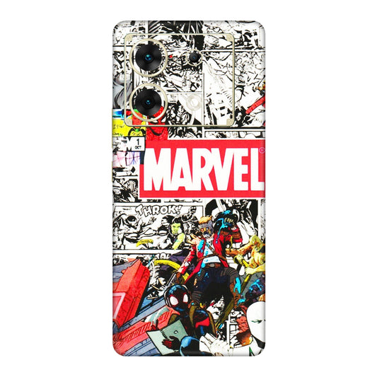 INFINIX Phone Skins (All Models) - Marvel Colorful Comic - 3D Embossed Finish (L-64) Infinix Zero 30 (5G)