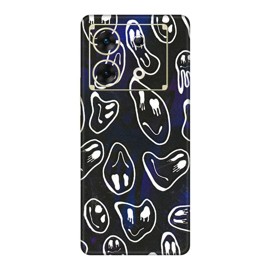 INFINIX Phone Skins (All Models) - Distorted Smileys - 3D Embossed Finish (L-92) Infinix Zero 30 (5G)