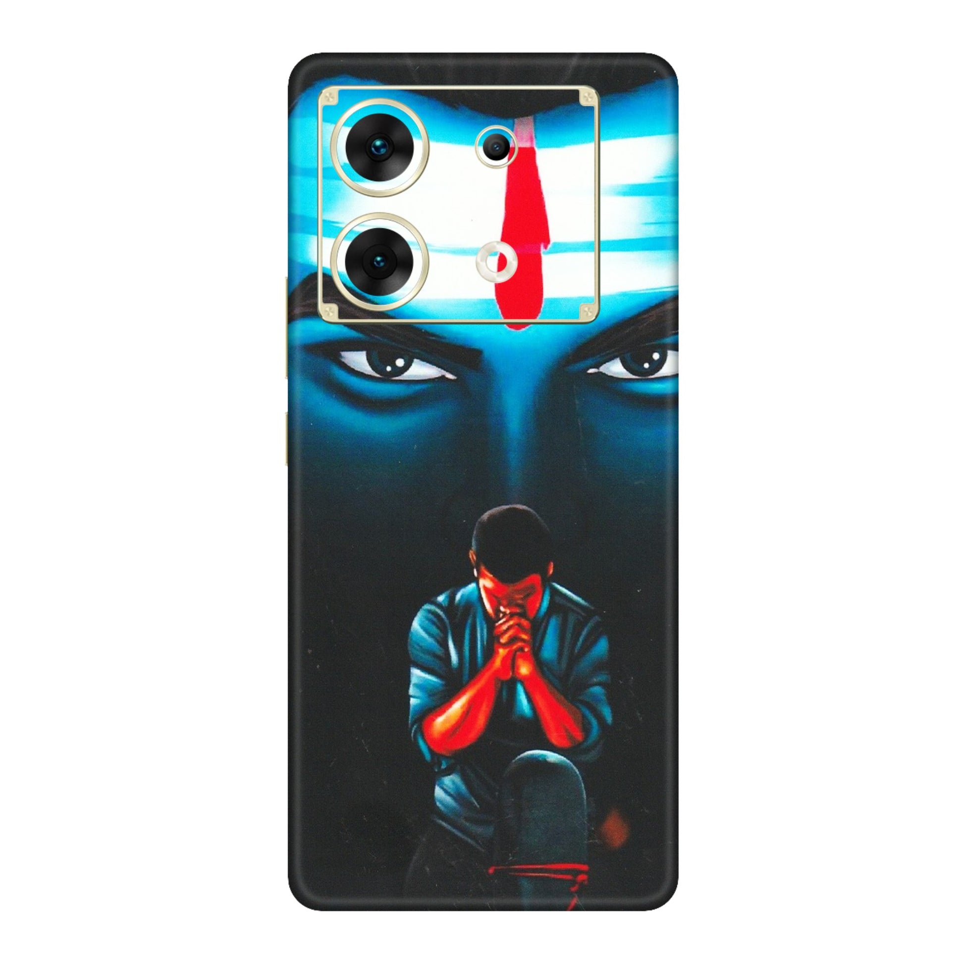 INFINIX Phone Skins (All Models) - Mahakal Bhakt - Matte Finish (M-112) Infinix Zero 30 (5G)