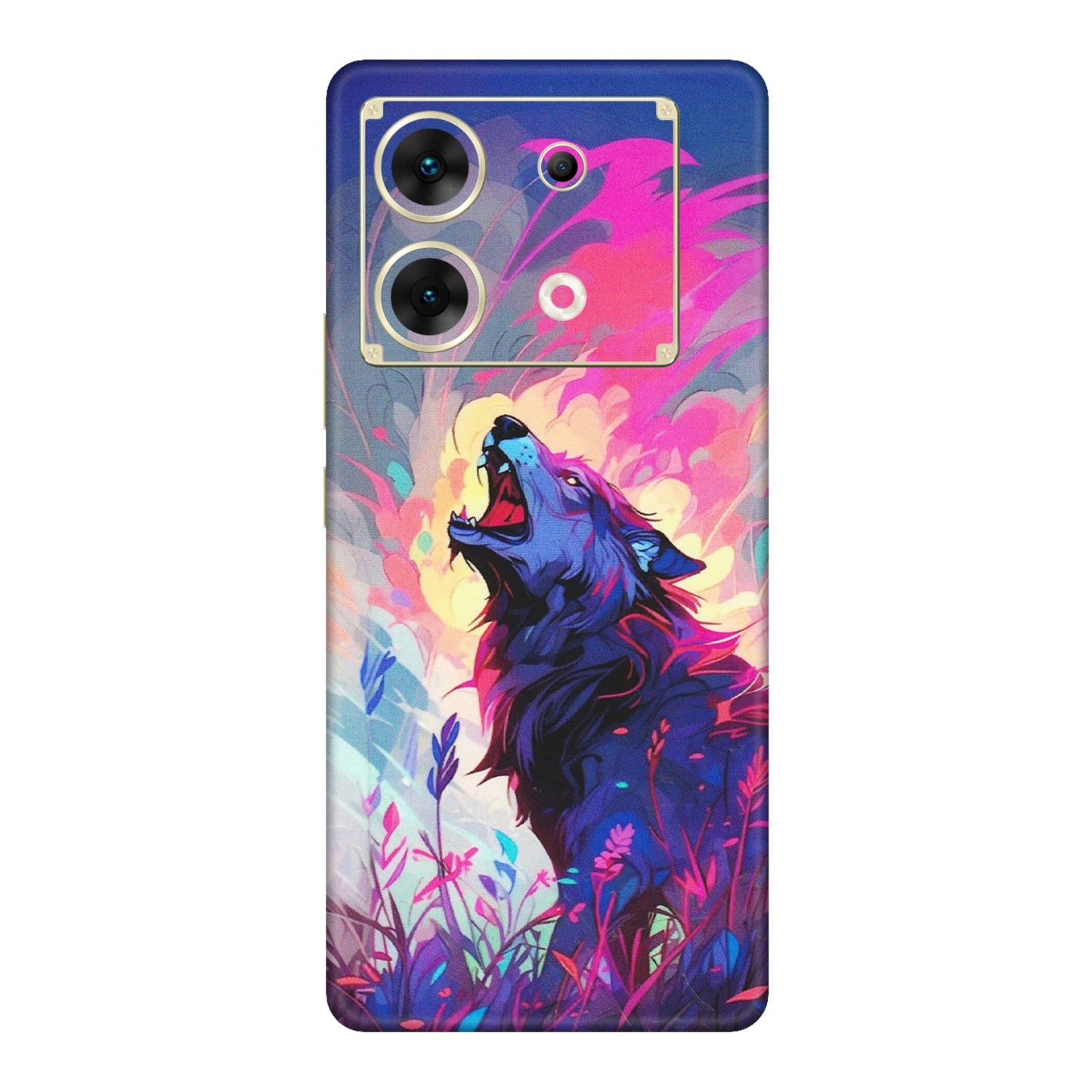 INFINIX Phone Skins (All Models) - New Wild Wolf Abstract - Matte Finish (M-125) Infinix Zero 30 (5G)