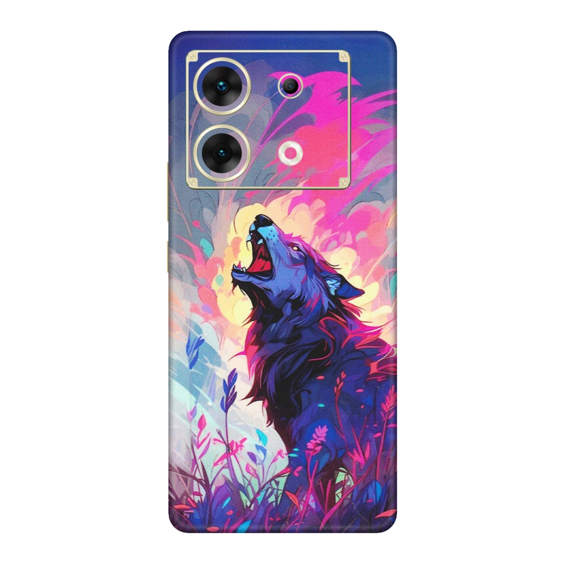 INFINIX Phone Skins (All Models) - New Wild Wolf Abstract - Matte Finish (M-125) Infinix Zero 30 (5G)