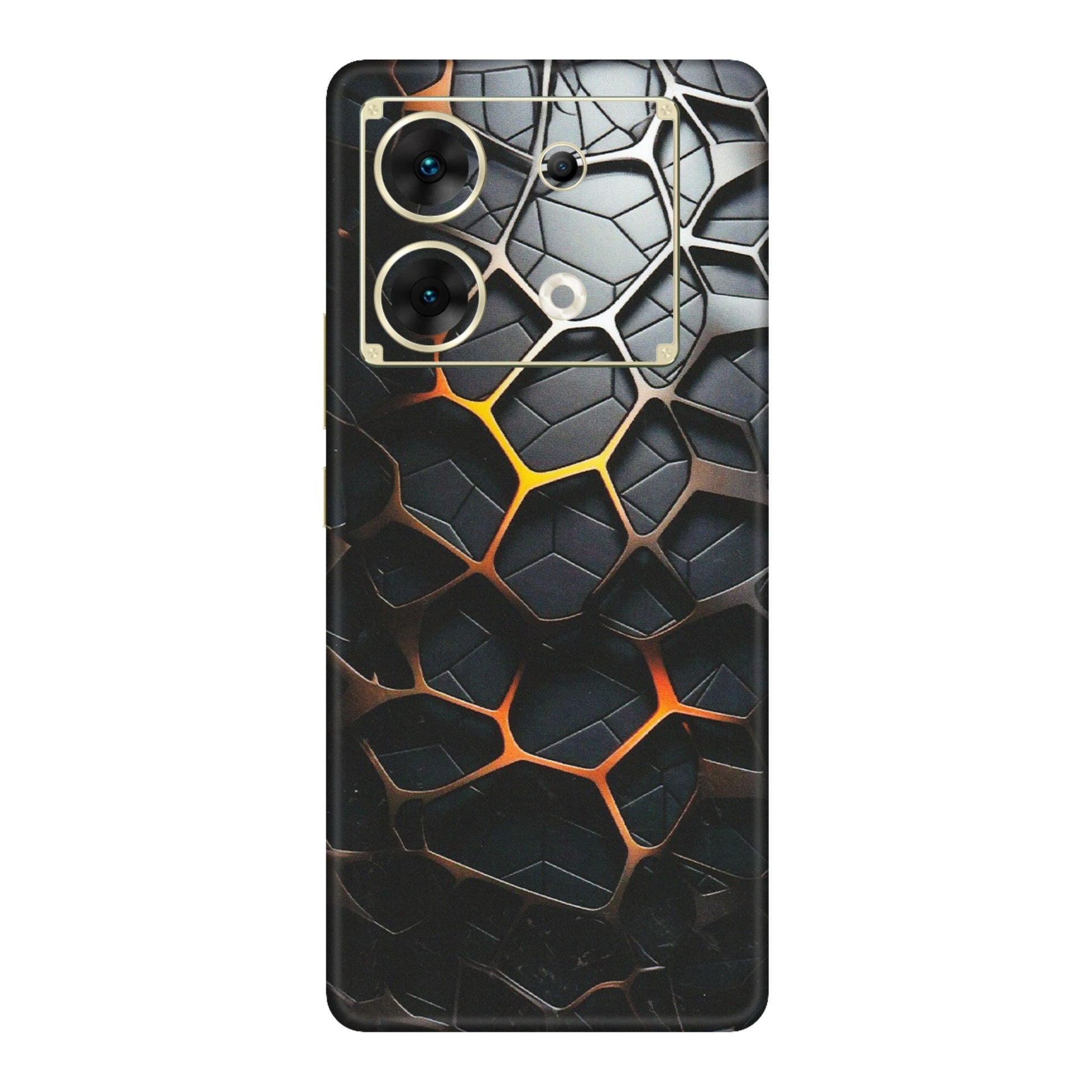 INFINIX Phone Skins (All Models) - New Abstract Graphite Tiles - Matte Finish (M-130) Infinix Zero 30 (5G)