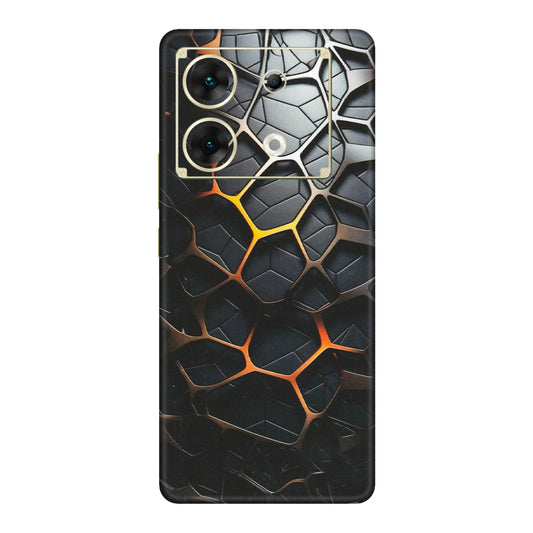 INFINIX Phone Skins (All Models) - New Abstract Graphite Tiles - Matte Finish (M-130) Infinix Zero 30 (5G)