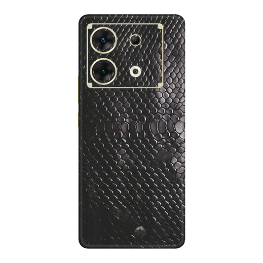 INFINIX Phone Skins (All Models) - Black Snack Leather - Matte Finish (M-147) Infinix Zero 30 (5G)