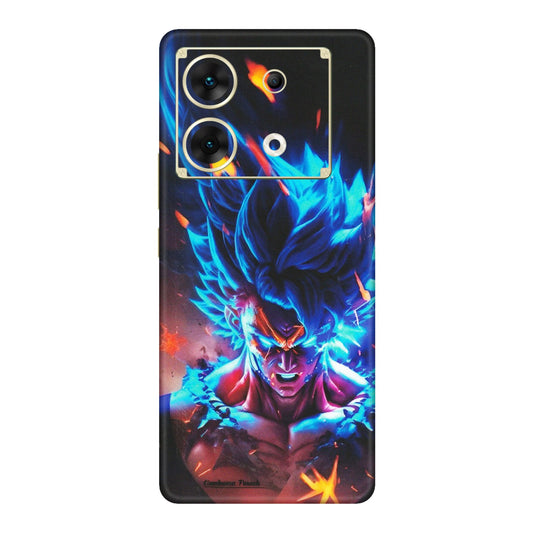 INFINIX Phone Skins (All Models) - Angry Goku Dragon Ball Anime - Matte Finish (M-150) Infinix Zero 30 (5G)