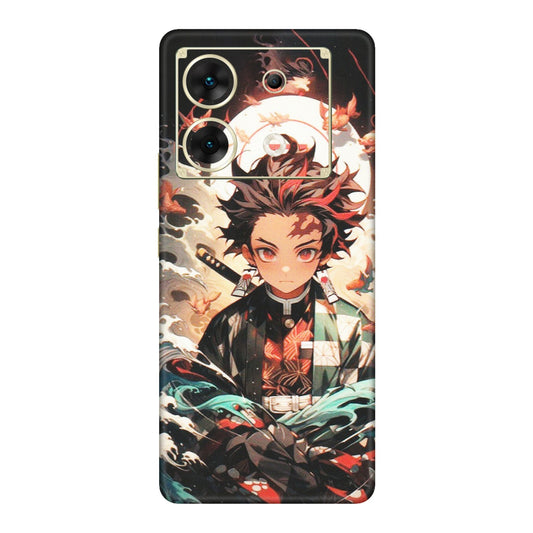 INFINIX Phone Skins (All Models) - Tanjiro Demon Slayer Anime - Matte Finish (M-158) Infinix Zero 30 (5G)