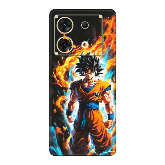 INFINIX Phone Skins (All Models) - Goku Transformation Anime - Matte Finish (M-159) Infinix Zero 30 (5G)