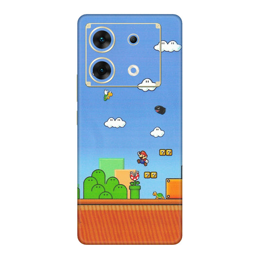 INFINIX Phone Skins (All Models) - Mario Game Scene - Matte Finish (M-24) Infinix Zero 30 (5G)