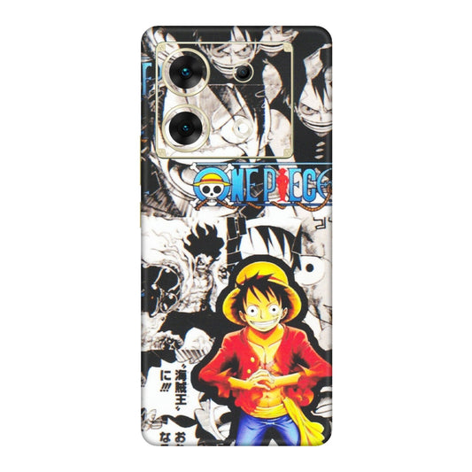 INFINIX Phone Skins (All Models) - One Piece B&W - Matte Finish (M-63) Infinix Zero 30 (5G)