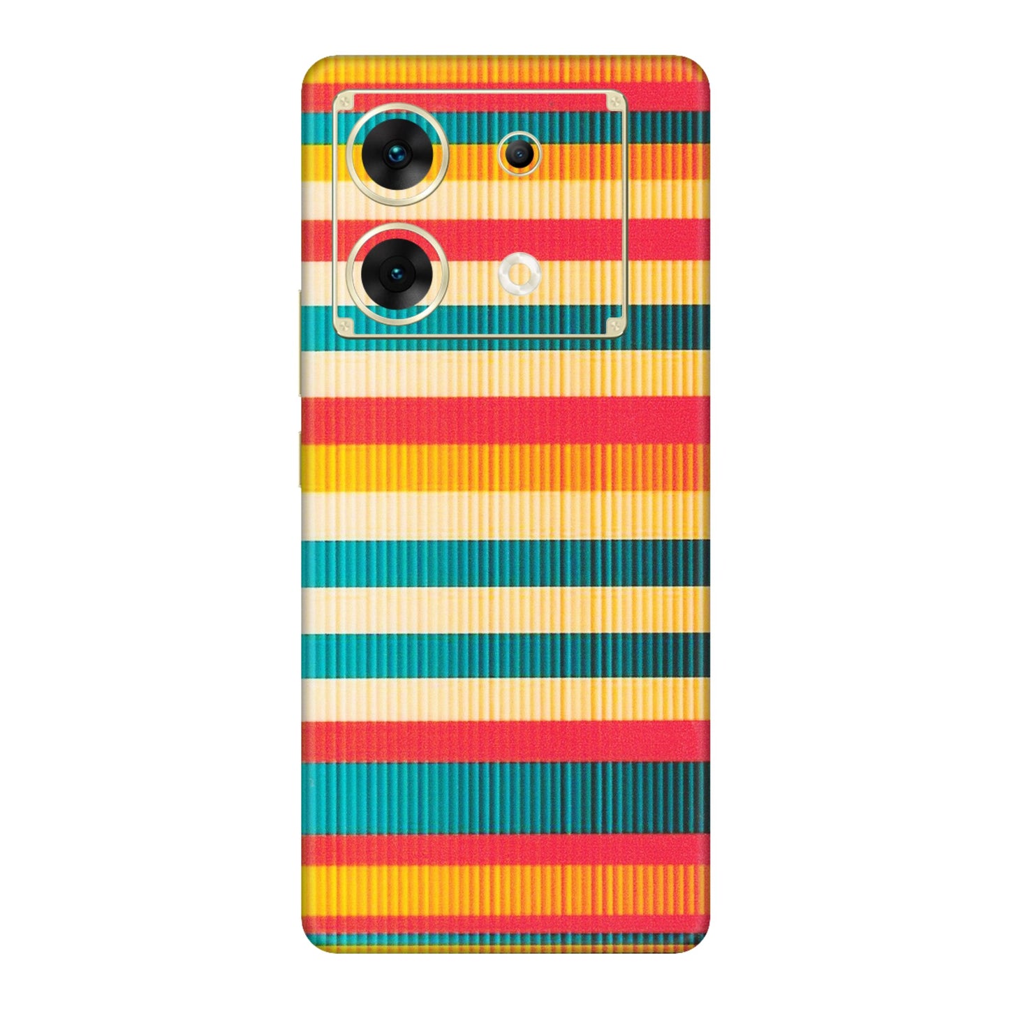 INFINIX Phone Skins (All Models) - Colourful Stripes Soothing Effect - Matte Finish (M-86) Infinix Zero 30 (5G)