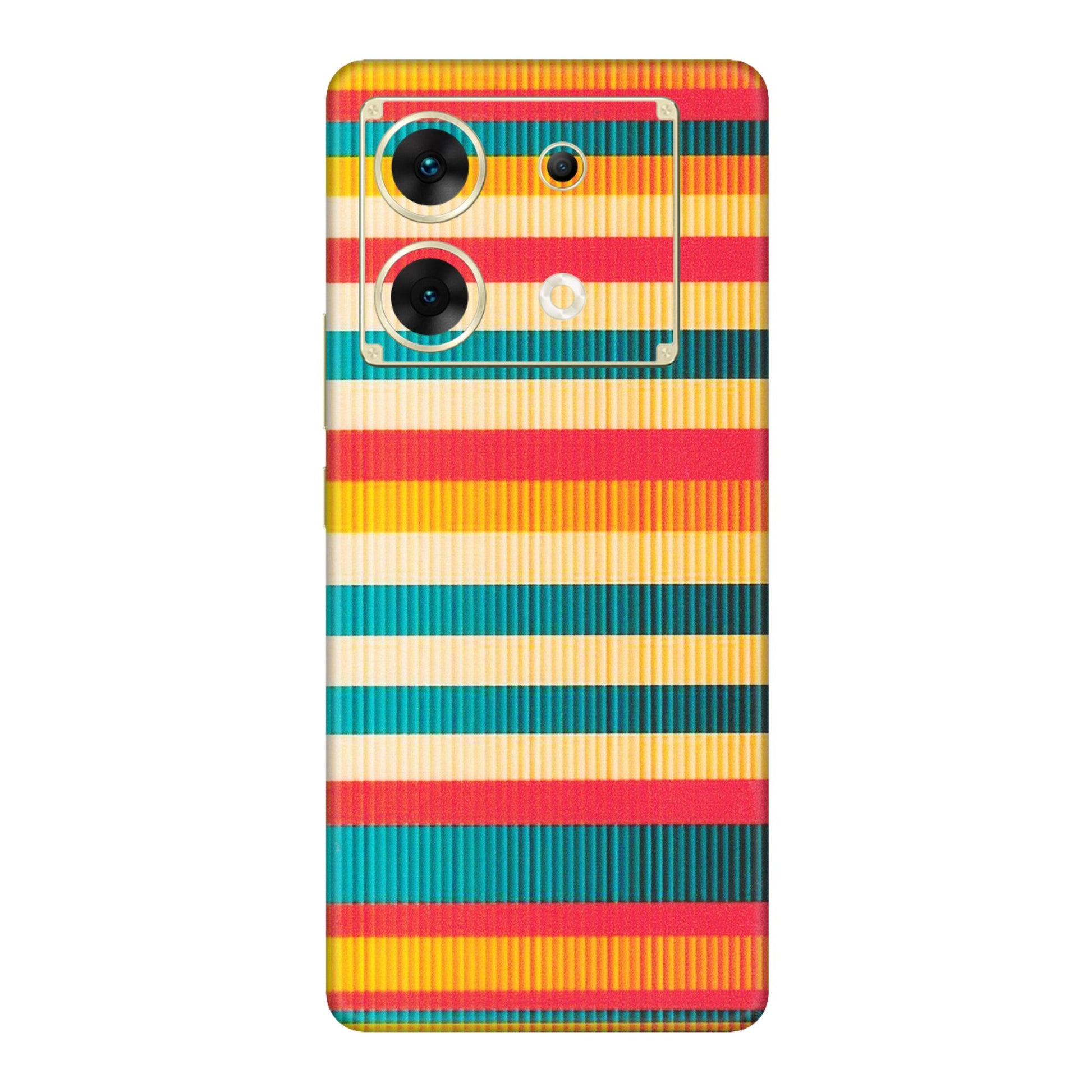 INFINIX Phone Skins (All Models) - Colourful Stripes Soothing Effect - Matte Finish (M-86) Infinix Zero 30 (5G)