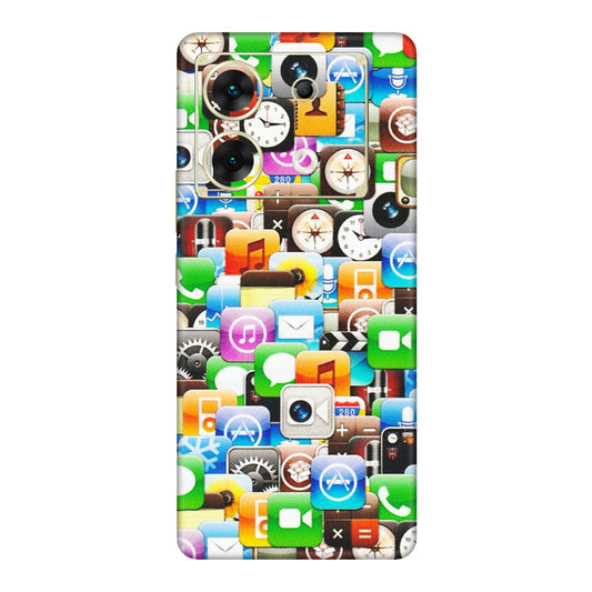 INFINIX Phone Skins (All Models) - All Apple Icons - Matte Finish (M-93) Infinix Zero 30 (5G)