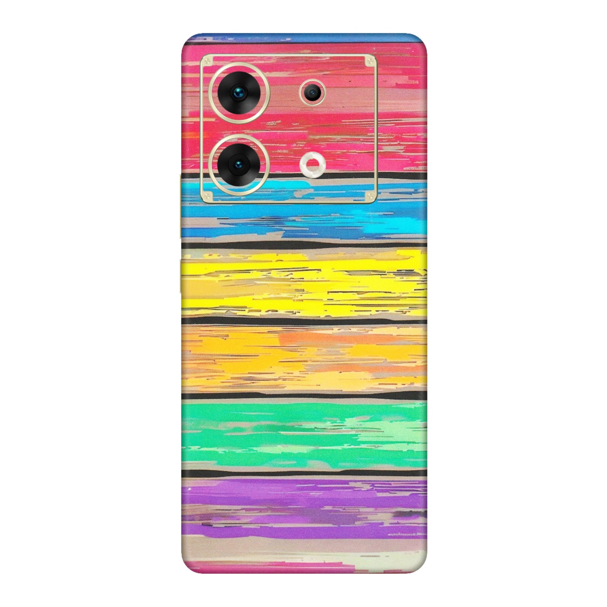 INFINIX Phone Skins (All Models) - Multi Colour Wooden Wall - Matte Finish (M-96) Infinix Zero 30 (5G)