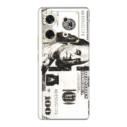 INFINIX Phone Skins (All Models) - 100 Dollar Currency - Transparent Finish (T-01) Infinix Zero 30 (5G)