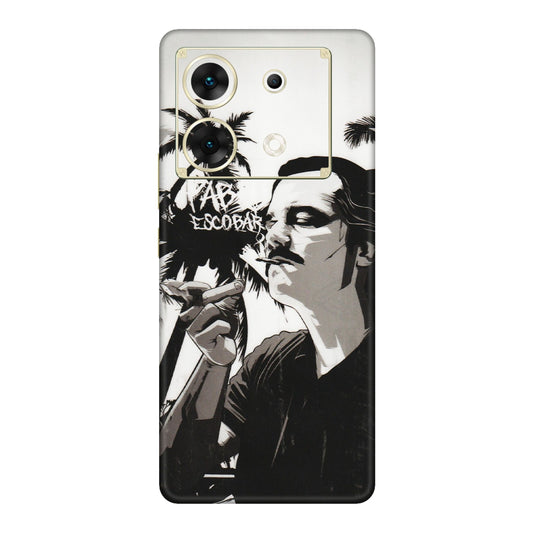 INFINIX Phone Skins (All Models) - Pab Escobar - Transparent Finish (T-05) Infinix Zero 30 (5G)