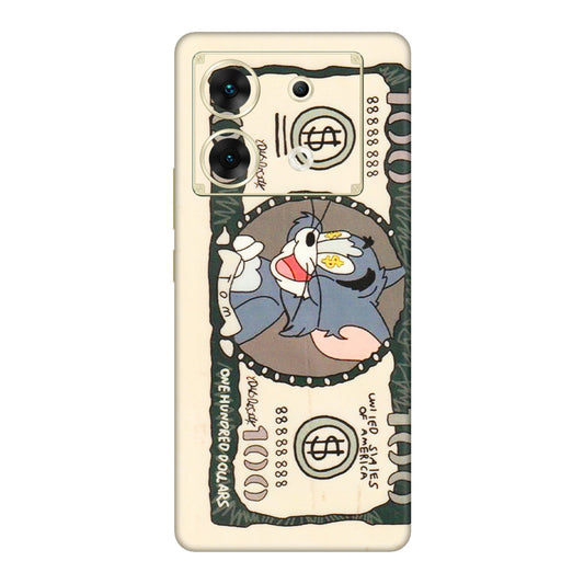 INFINIX Phone Skins (All Models) - One Hundred Dollar Tom - Transparent Finish (T-16) Infinix Zero 30 (5G)