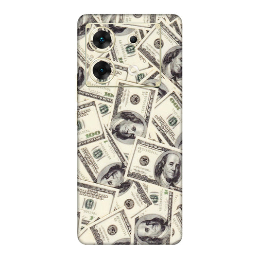 INFINIX Phone Skins (All Models) - Dollar Lover - Transparent Finish (T-17) Infinix Zero 30 (5G)