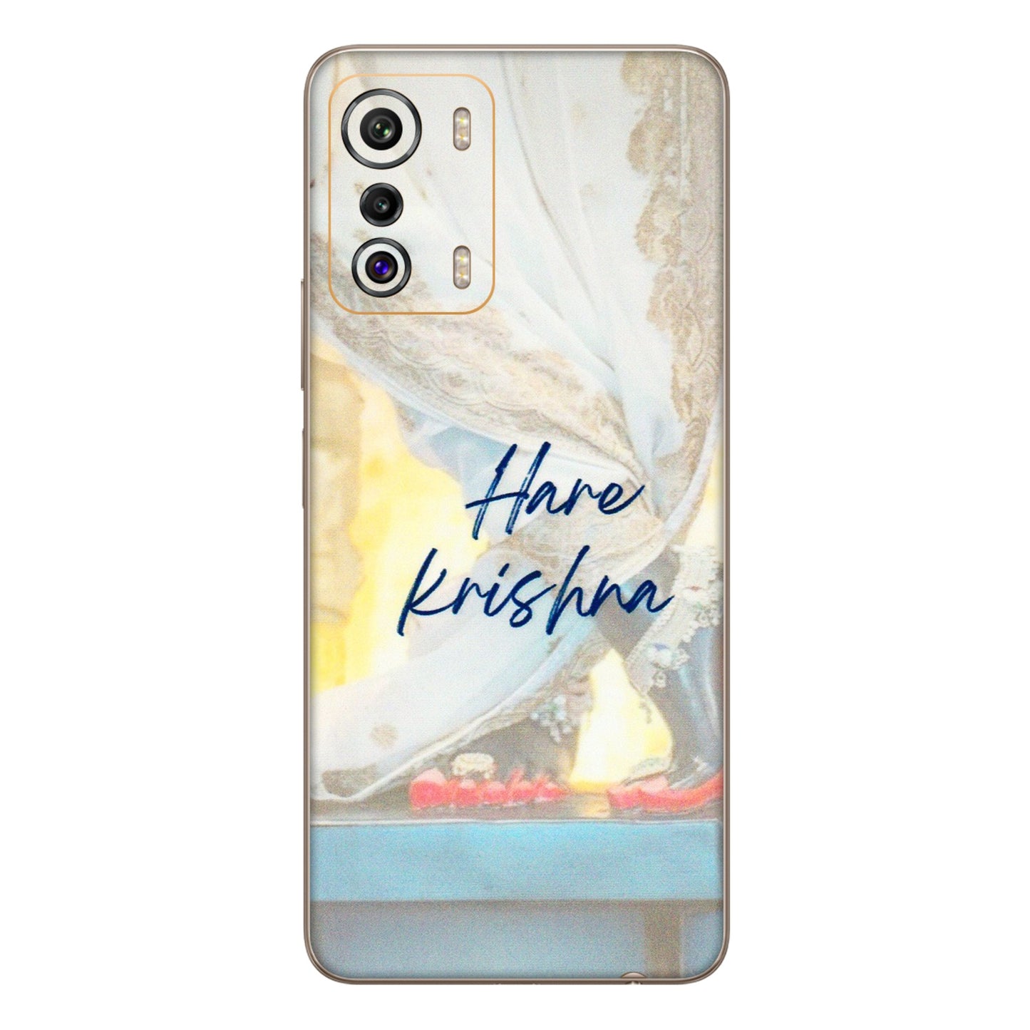INFINIX Phone Skins (All Models) - Hare Krishna - 3D Embossed Finish (L-03) Infinix Zero 5G