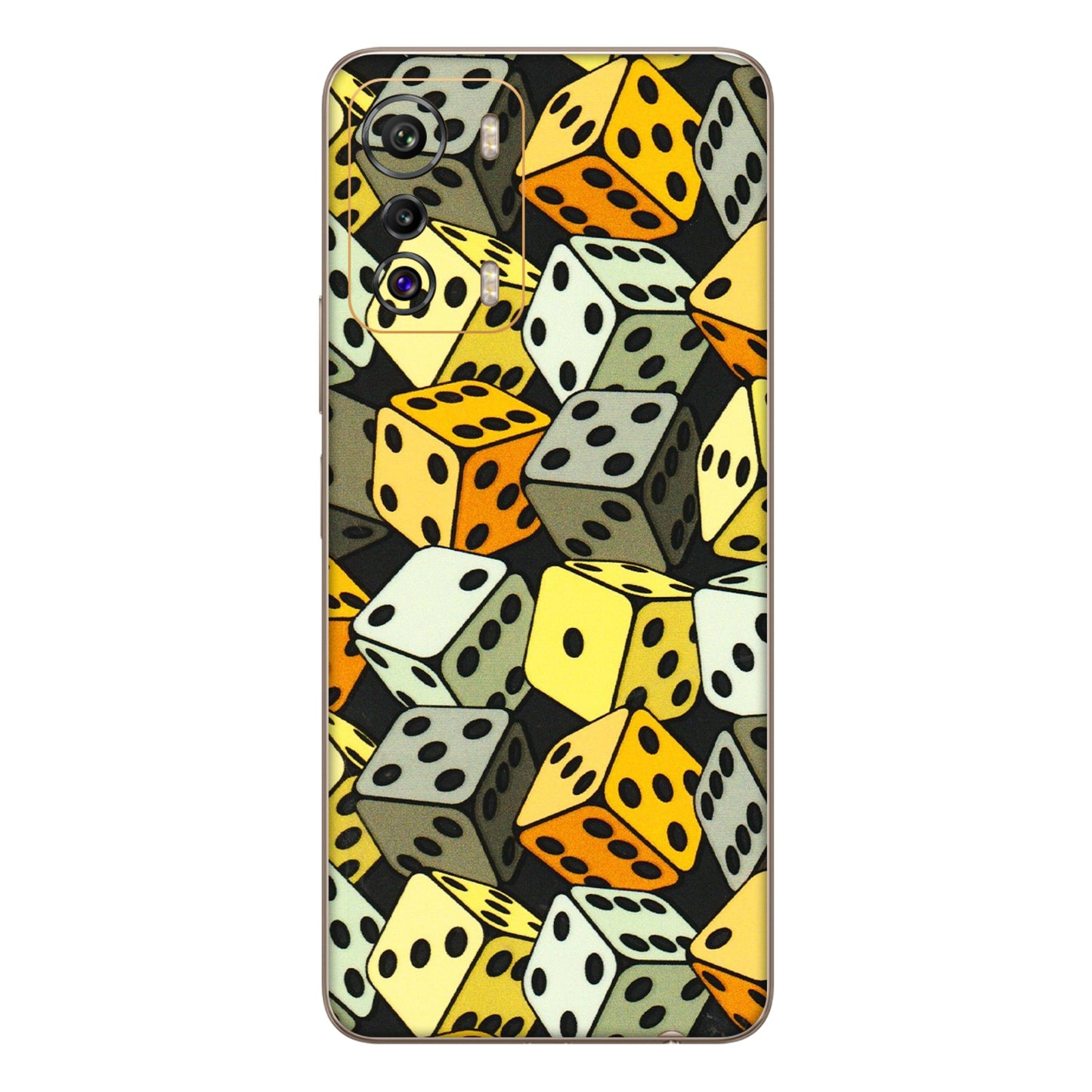 INFINIX Phone Skins (All Models) - Dices Of Life - 3D Embossed Finish (L-04) Infinix Zero 5G